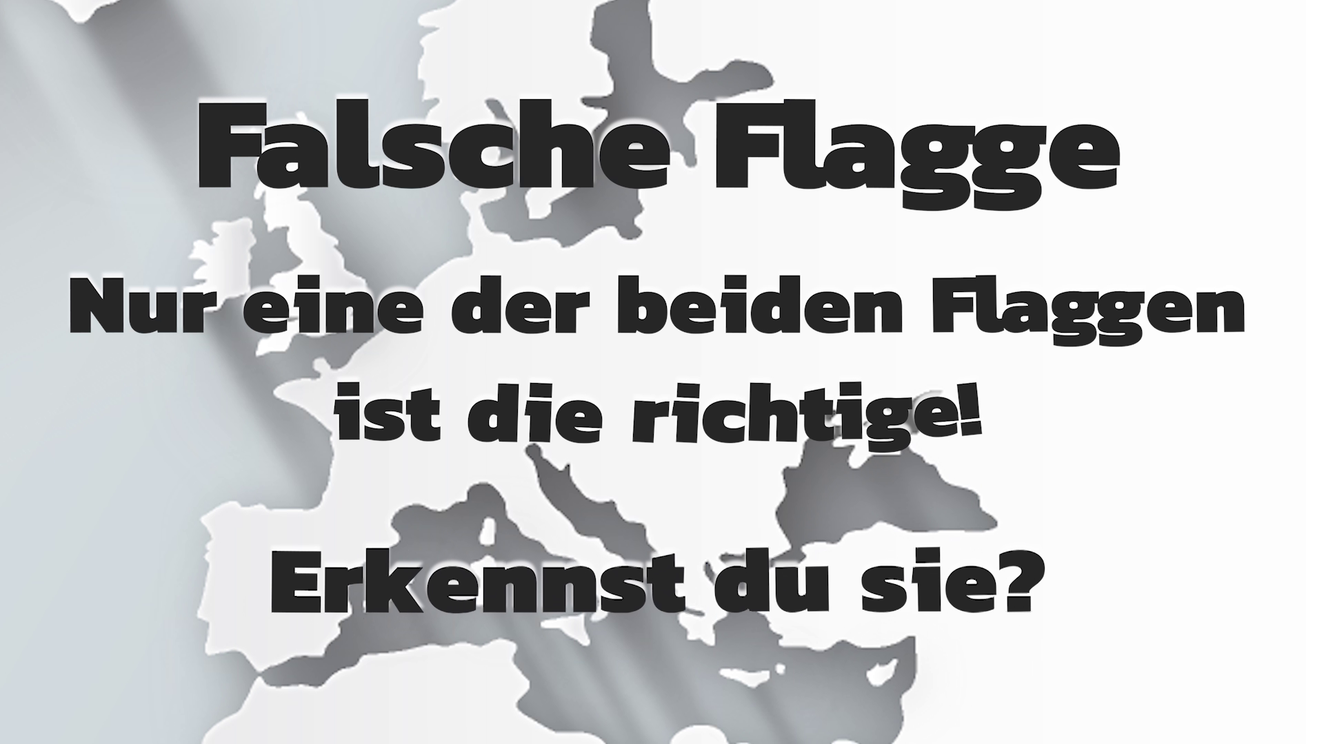 Falsche Flagge!